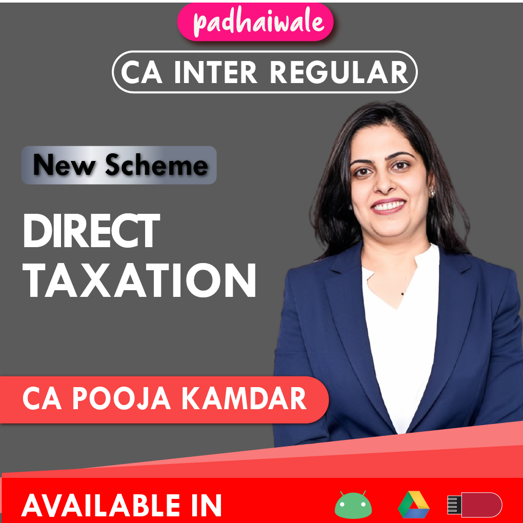 CA Inter Direct Taxation New Scheme Pooja Kamdar