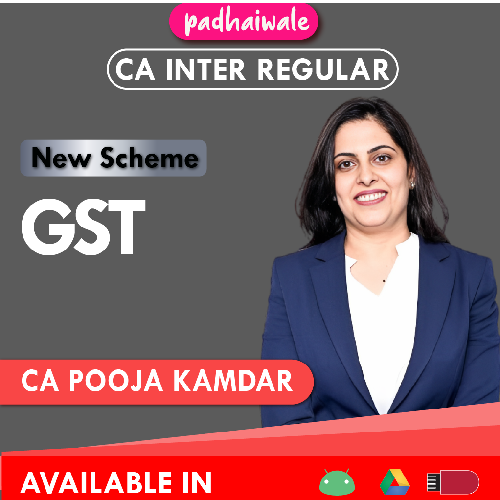 CA Inter GST New Scheme Pooja Kamdar