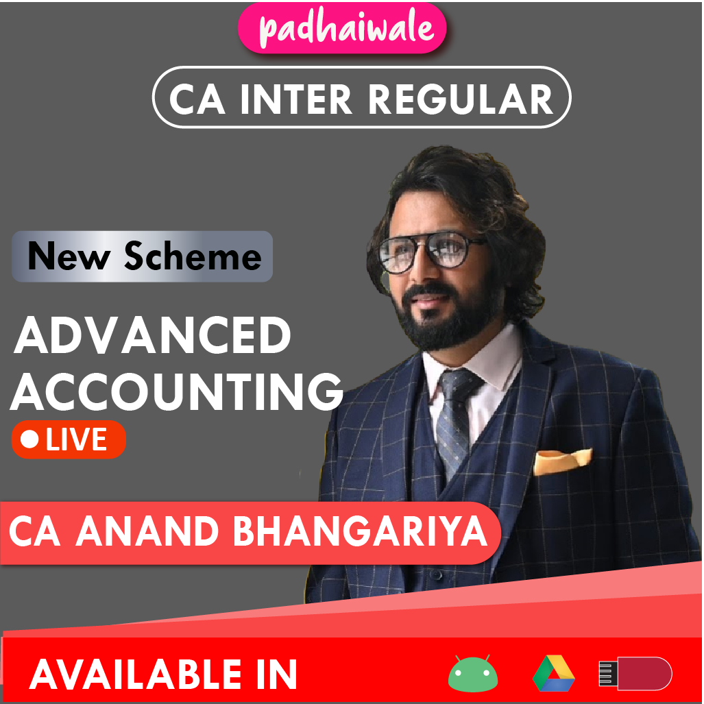 CA Inter Advanced Accounting Live New Scheme Anand Bhangariya