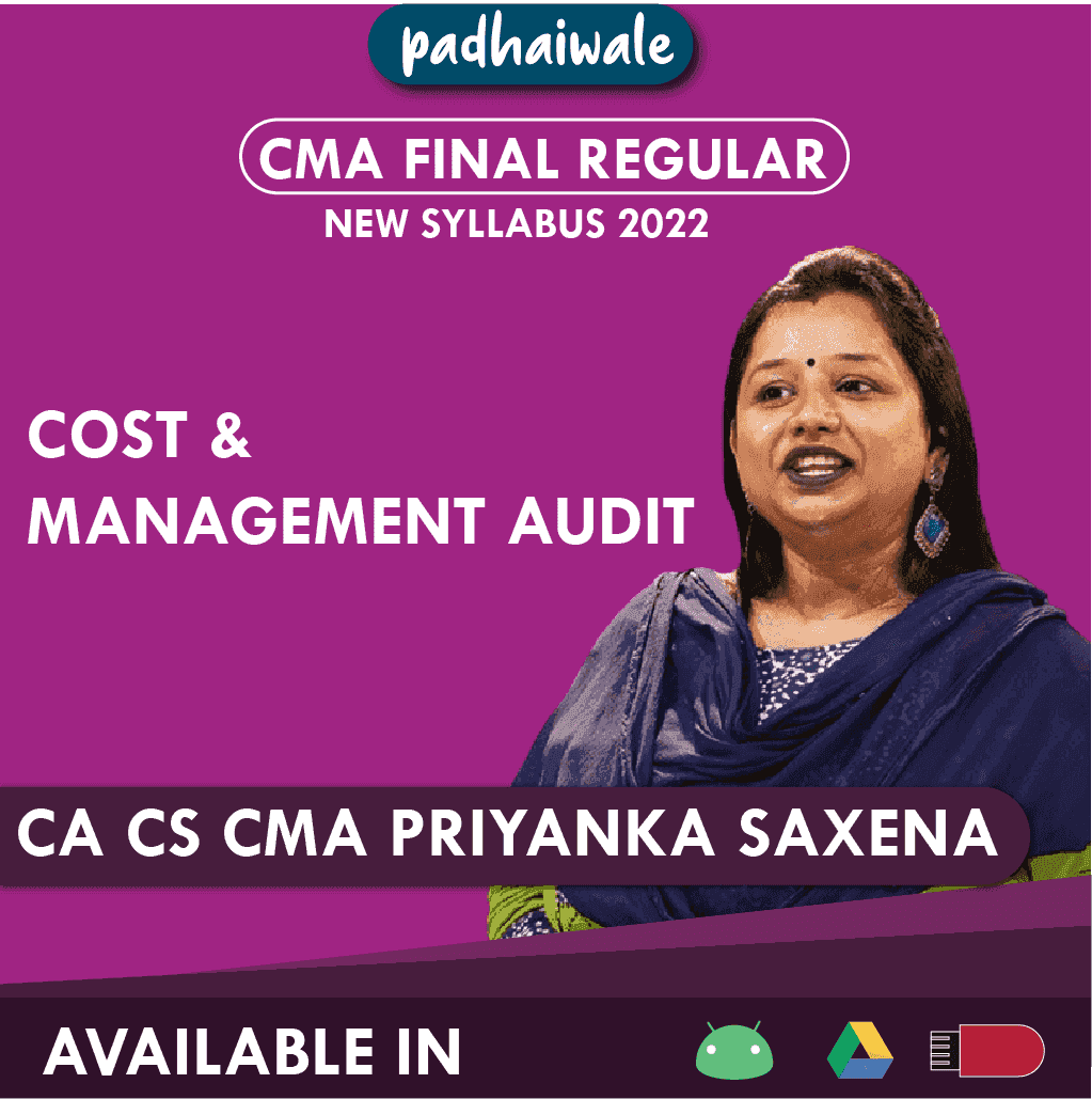 CMA Final Cost and Management Audit Regular Batch by CA CS CMA Priyanka Saxena