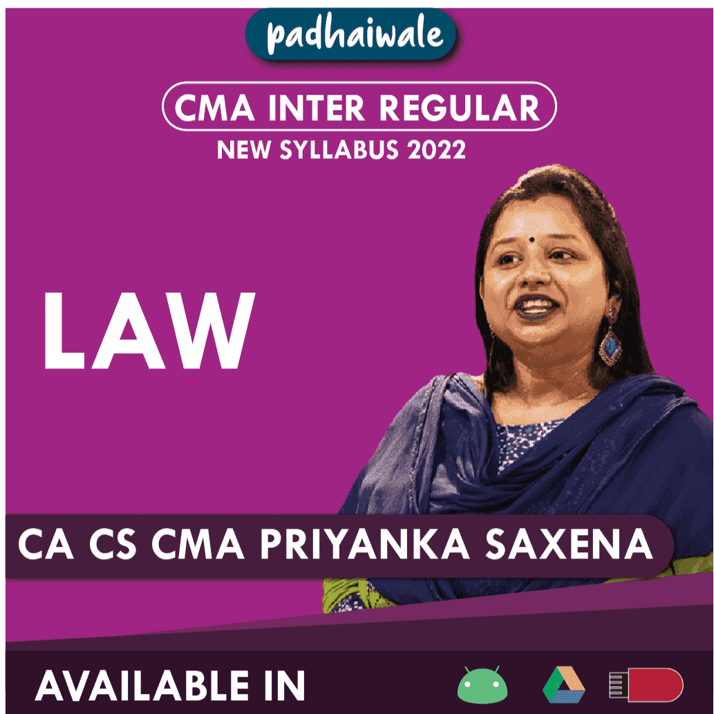 CMA Inter Law Regular Batch by CA CS CMA Priyanka Saxena