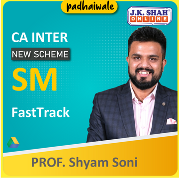 CA Inter SM FastTrack New Scheme Shyam Soni 