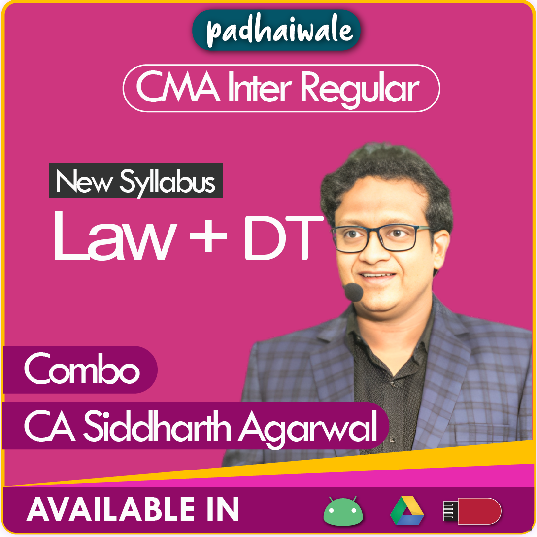 CMA Inter Law + DT Combo Siddharth Agarwal