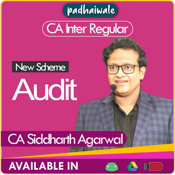 CA Inter Audit New Scheme Siddharth Agarwal