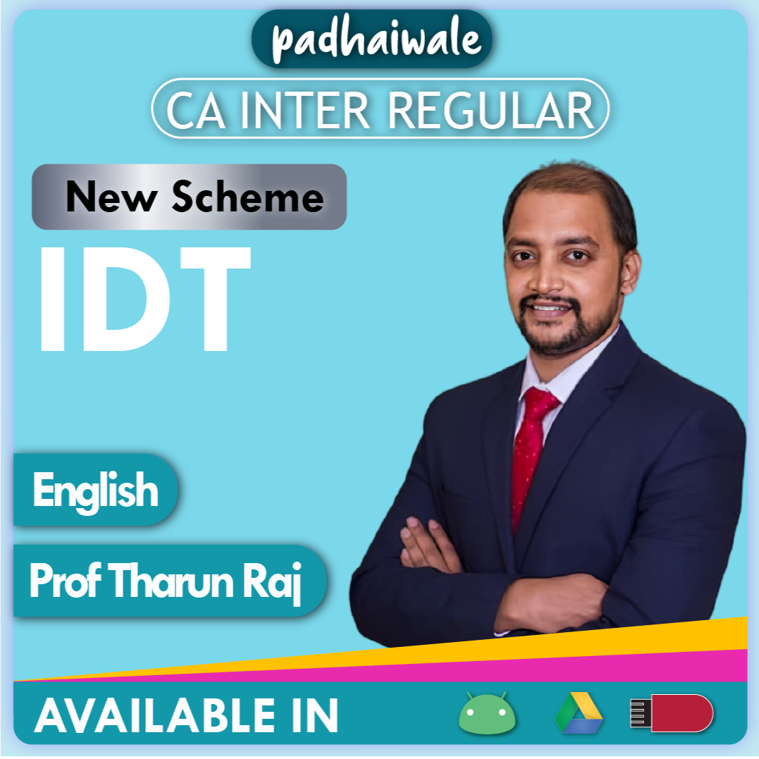 CA Inter IDT English New Scheme Tharun Raj