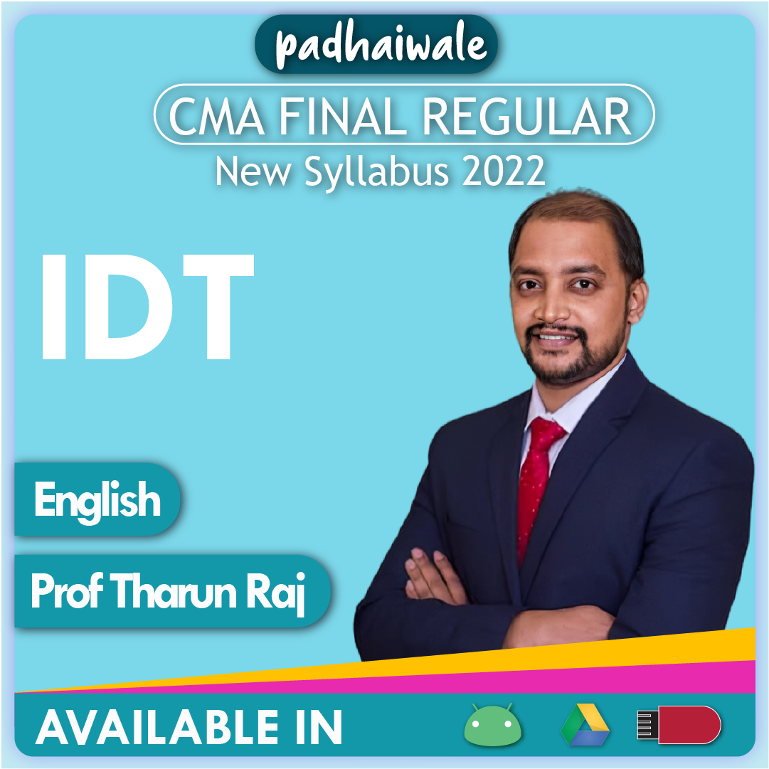 CMA Final IDT English Tharun Raj