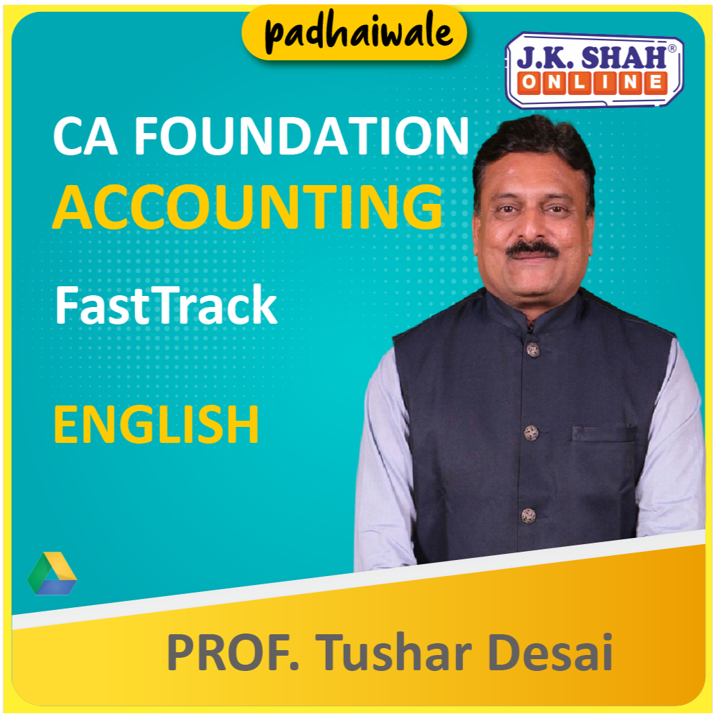 CA Foundation Accounting English FastTrack Tushar Desai