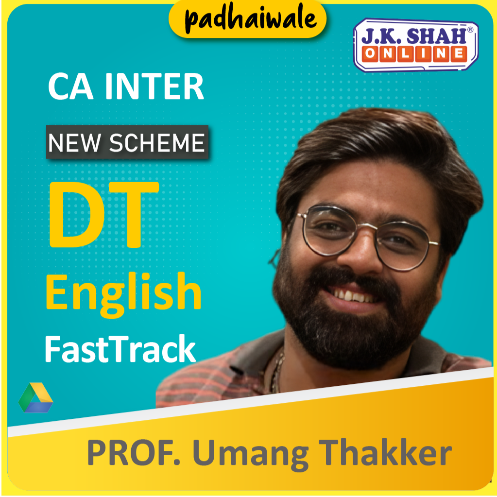 CA Inter DT English FastTrack New Scheme Umang Thakker