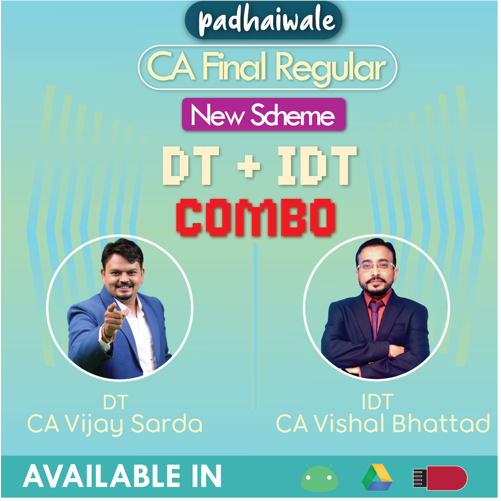 CA Final DT + IDT Combo New Scheme Vijay Sarda Vishal Bhattad