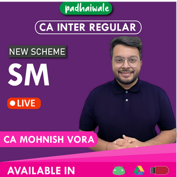 CA Inter SM Live New Scheme Mohnish Vora