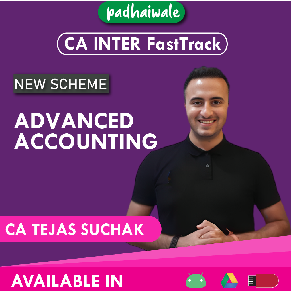 CA Inter Advanced Accounting Live FastTrack New Scheme Tejas Suchak