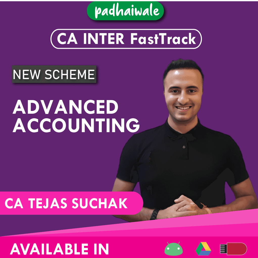 CA Inter Advanced Accounting FastTrack Batch by CA Tejas Suchak