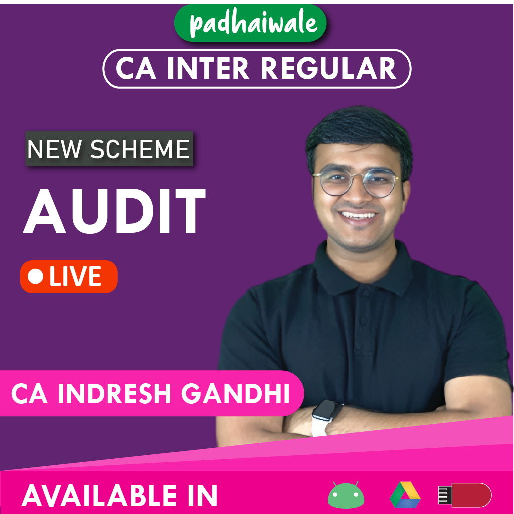 CA Inter Audit New Scheme Indresh Gandhi