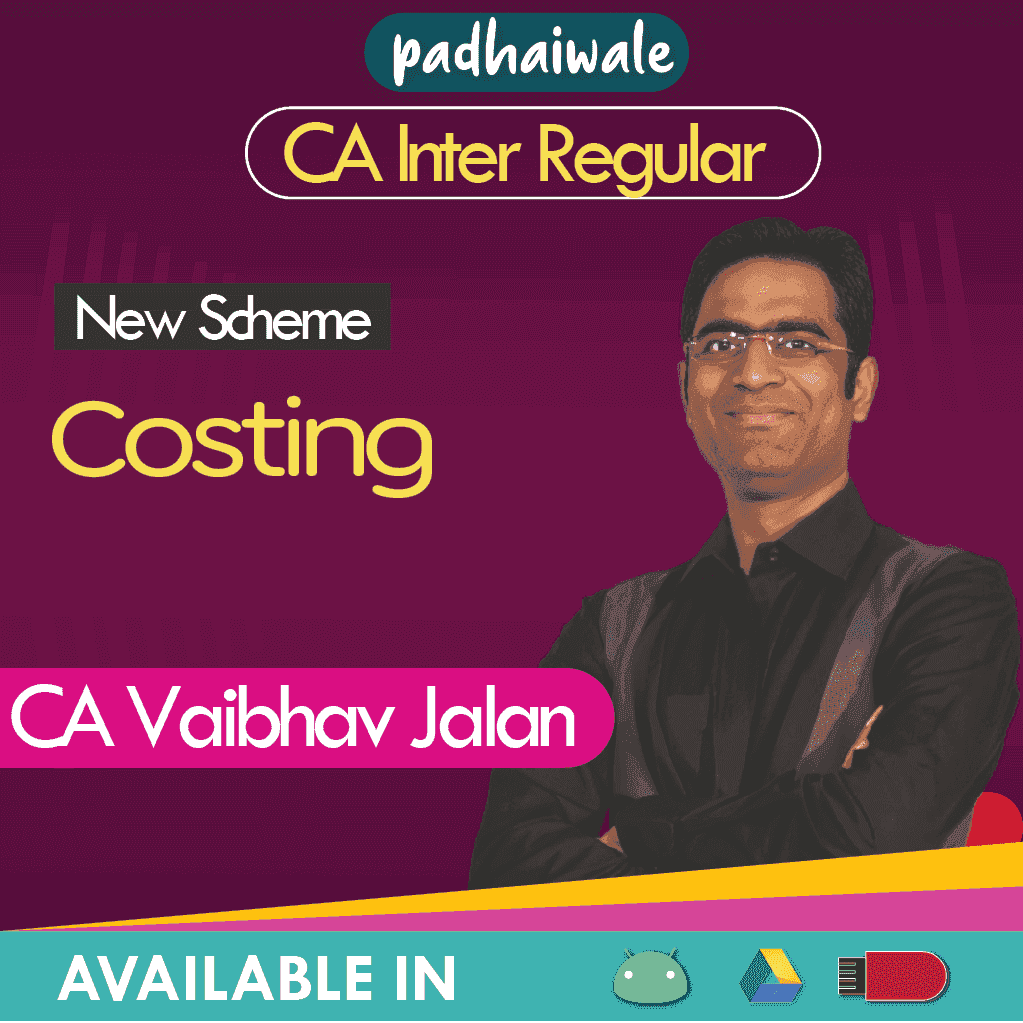 CA Inter Costing Regular Batch New Scheme by CA Vaibhav Jalan