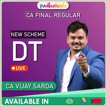 CA Final Direct Tax (DT) Classes Regular Live Batch by CA Vijay Sarda 