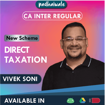 CA Inter Direct Taxation (DT) Regular Batch by Vivek Soni