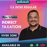 CA Inter Indirect Taxation New Scheme Vivek Soni