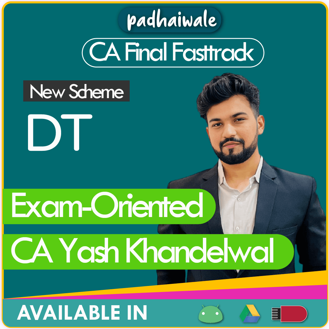 CA Final Direct Tax (DT) FastTrack Batch by CA Yash Khandelwal