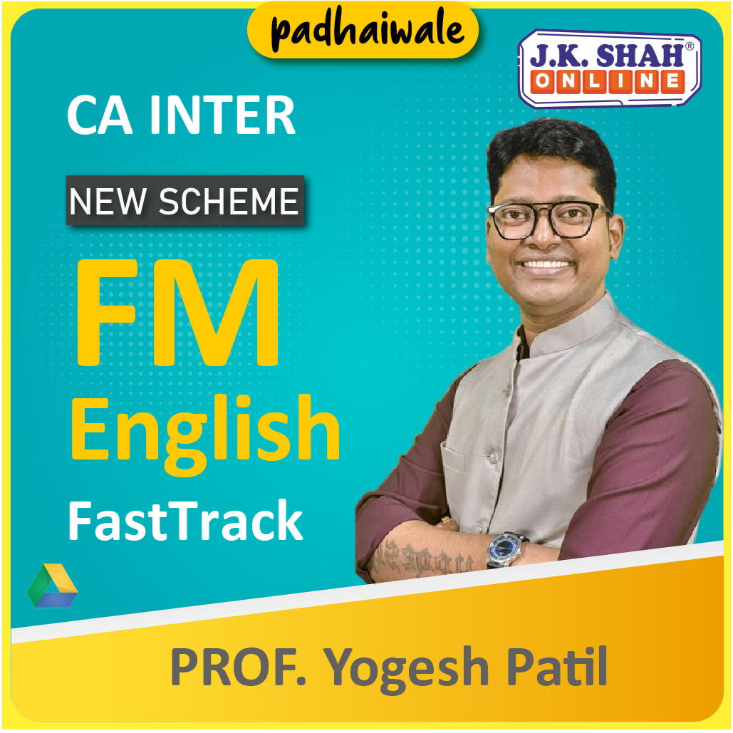CA Inter FM English FastTrack New Scheme Yogesh Patil