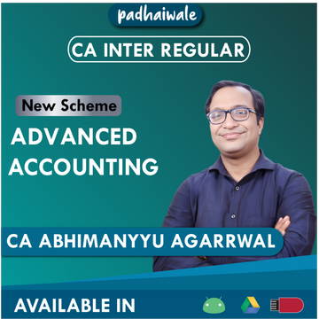 CA Inter Advanced Accounting Regular Batch New Scheme by CA Abhimanyyu Agarrwal