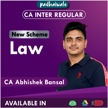 CA Inter Law by CA Abhishek Bansal is beneficial for the May 2024 and Nov 2024 exams. The course includes study materials that will be provided to students.