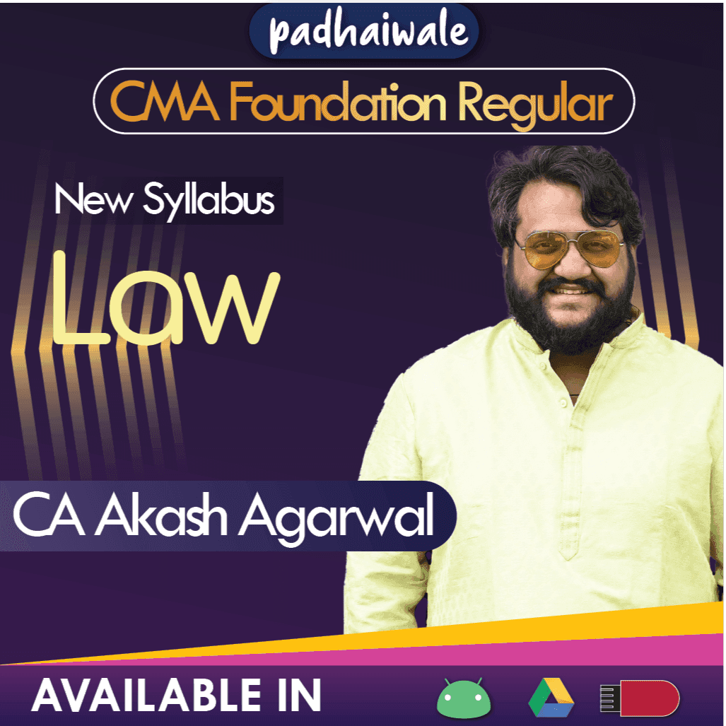 CMA Foundation Law Regular Batch by CA Akash Agarwal