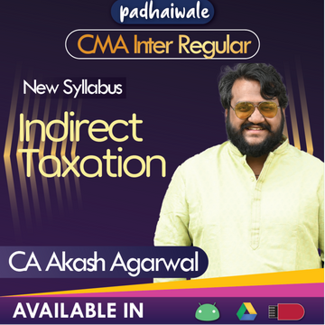 CMA Inter Indirect Taxation Akash Agarwal