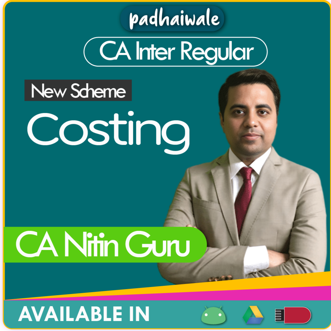 CA Inter Costing Regular Batch by CA Nitin Guru - Padhaiwale - Make It Possible