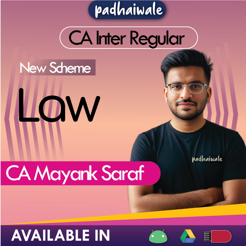 CA Inter Law New Scheme Mayank Saraf