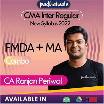 CMA Inter FM DA + Management Accounting Combo Regular Batch by CA Ranjan Periwal