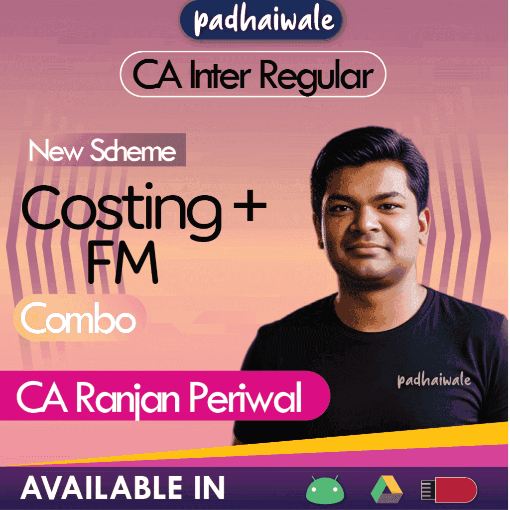 CA Inter Costing + FM Combo Regular Batch New Scheme by CA Ranjan Periwal