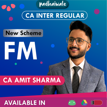 CA Inter FM New Scheme Amit Sharma