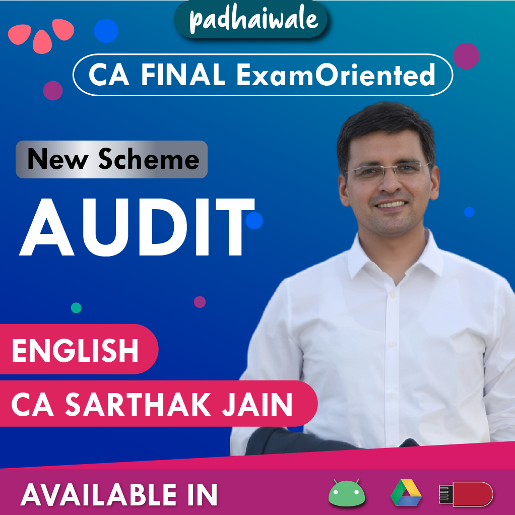 CA Final Audit English Exam-Oriented New Scheme Sarthak Jain