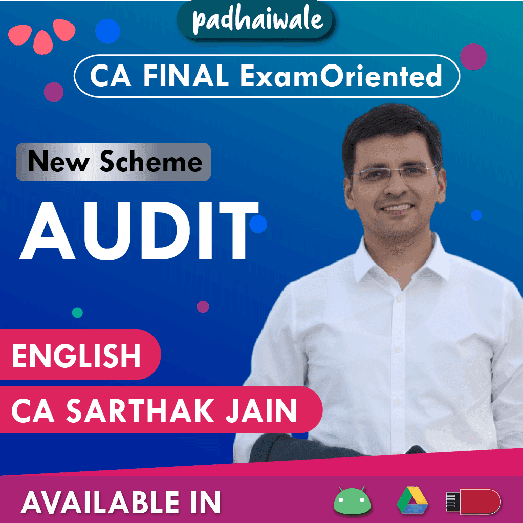 CA Final Audit in English Exam-Oriented FastTrack Batch by CA Sarthak Jain