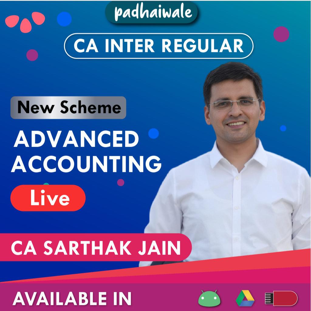 CA Inter Advanced Accounting New Scheme Sarthak Jain