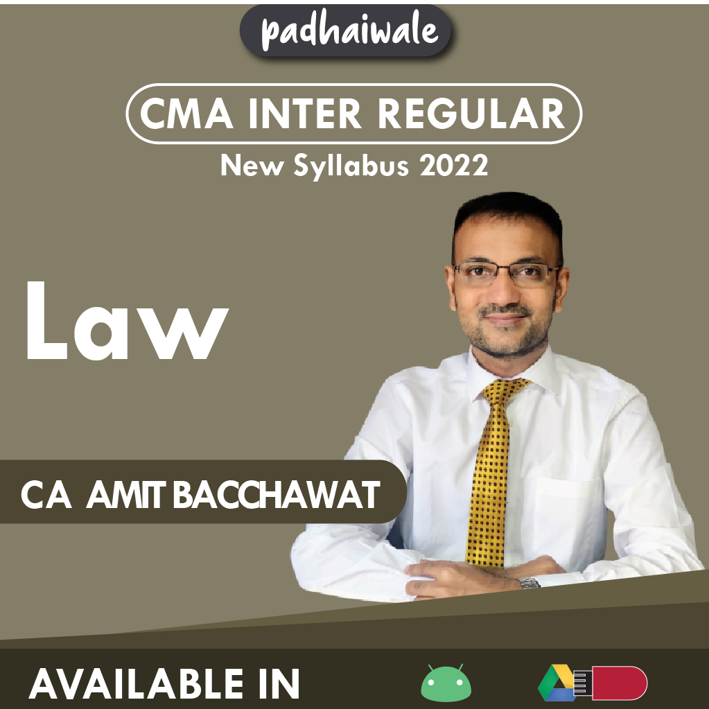 CMA Inter Law New 2022 by CA Amit Bacchawat