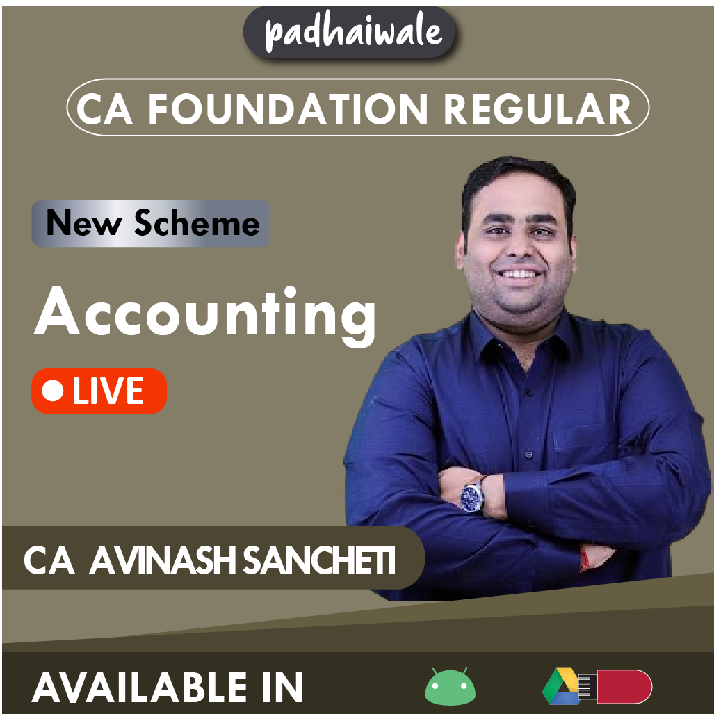 CA Foundation Accounting New Scheme Avinash Sancheti