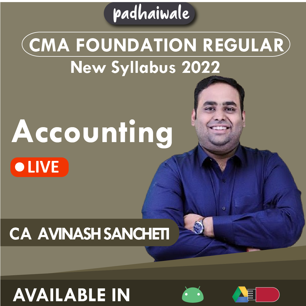CMA Foundation Accounting New Syllabus Avinash Sancheti