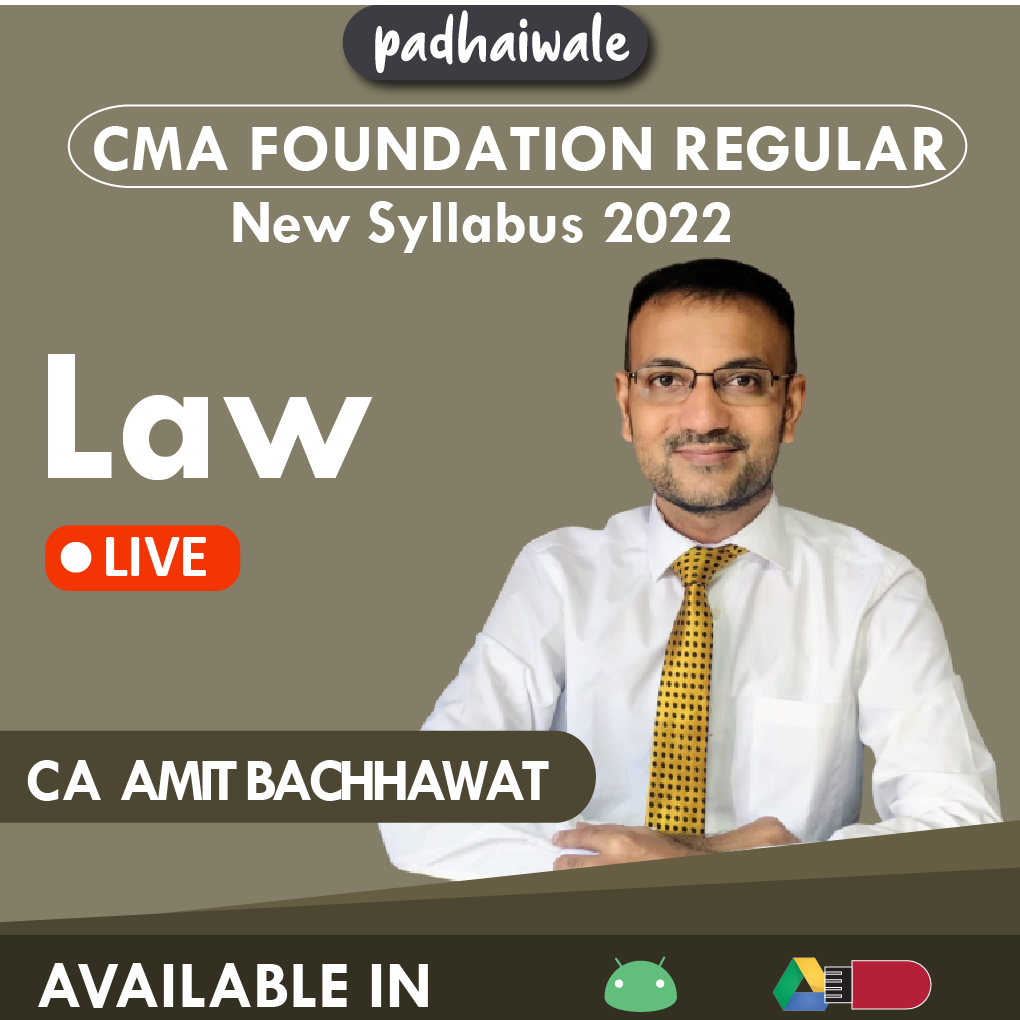 CMA Foundation Law New Syllabus Amit Bachhawat