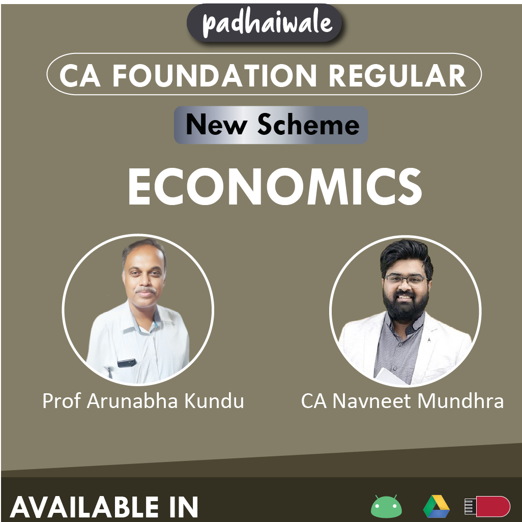 CA Foundation Economics New Scheme Arunabha Kundu Navneet Mundhra 