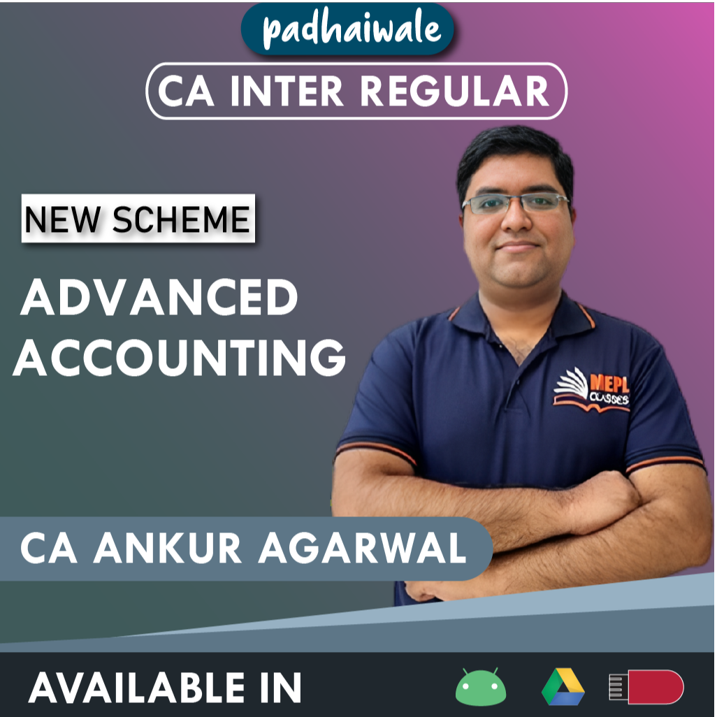 CA Inter Advanced Accounting New Scheme Ankur Agarwal