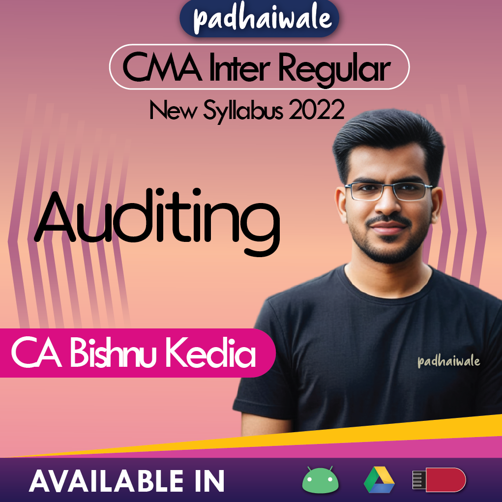 CMA Inter Auditing Bishnu Kedia