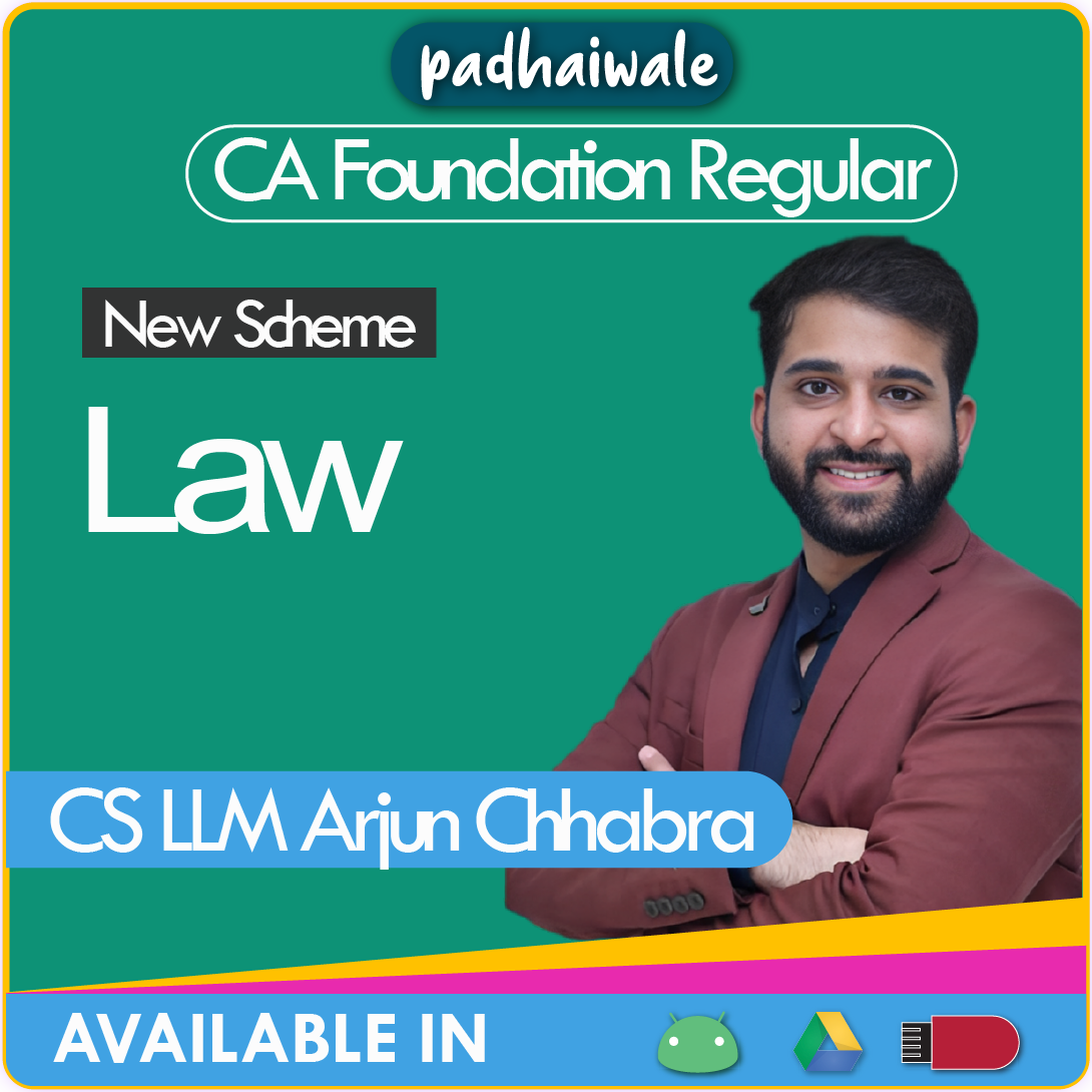 CA Foundation Law New Scheme Arjun Chhabra