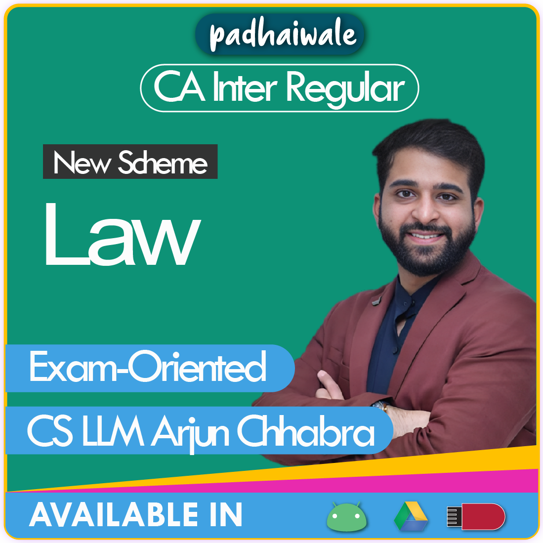 CA Inter Law Exam-Oriented Batch New Scheme Arjun Chhabra