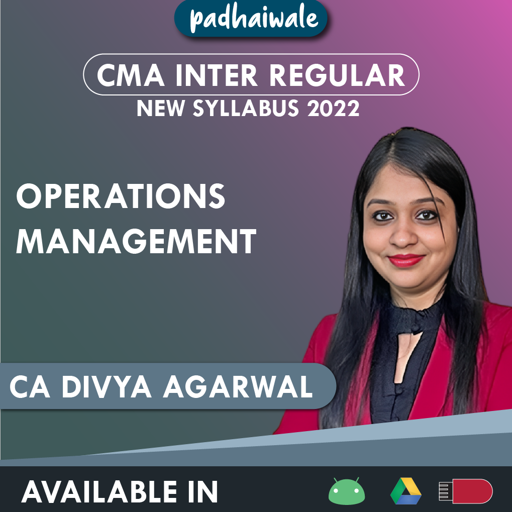 CMA Inter Operational Management Divya Agarwal