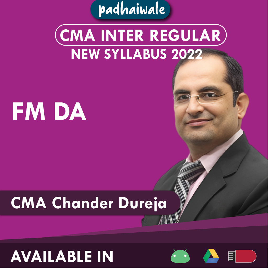 CMA Inter FM DA Chander Dureja