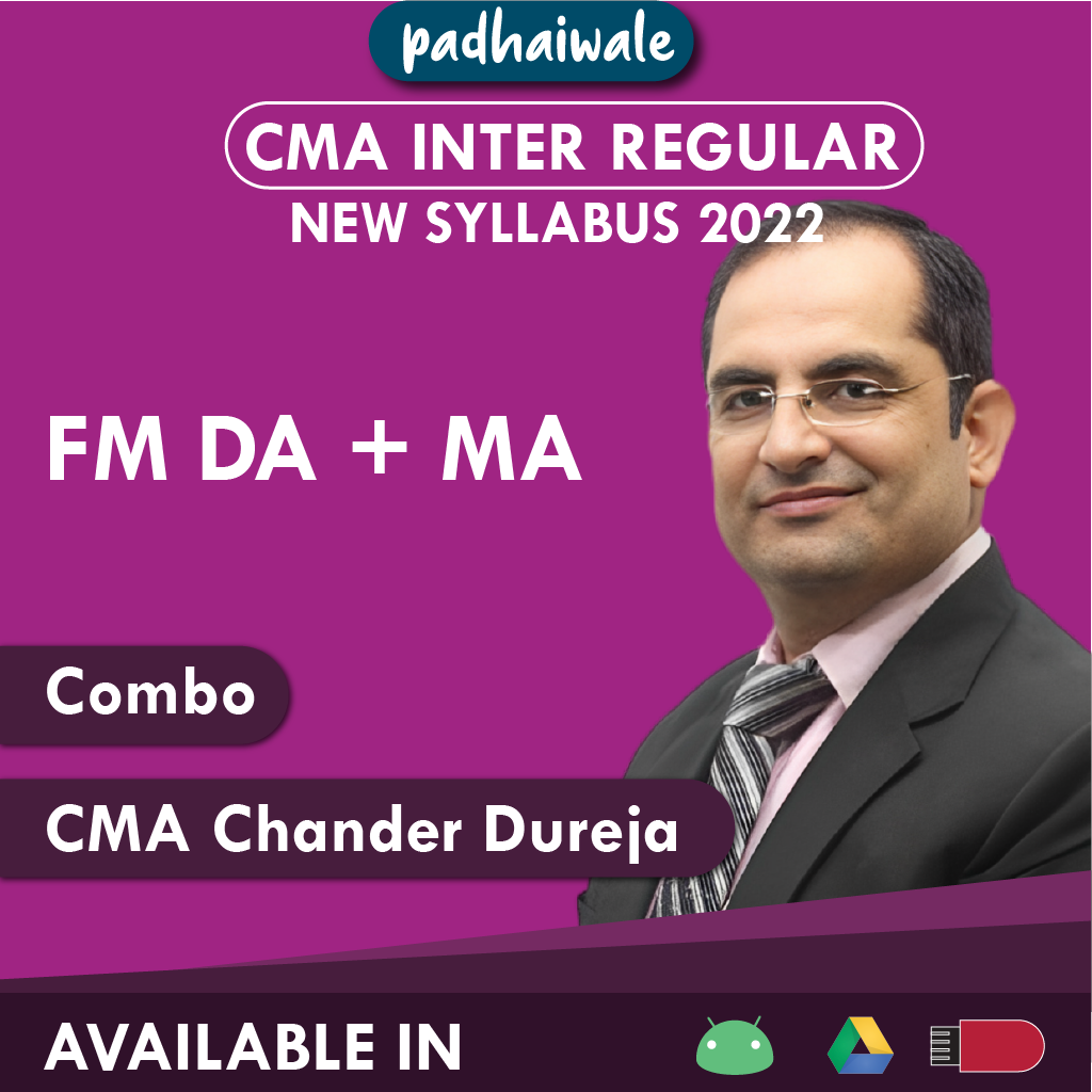 CMA Inter FM DA + MA Combo Chander Dureja