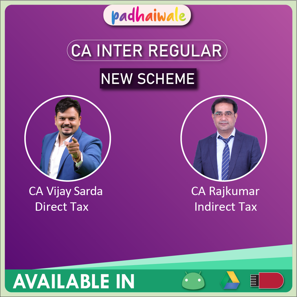 CA Inter Taxation (DT+IDT) New Scheme Vijay Sarda Rajkumar
