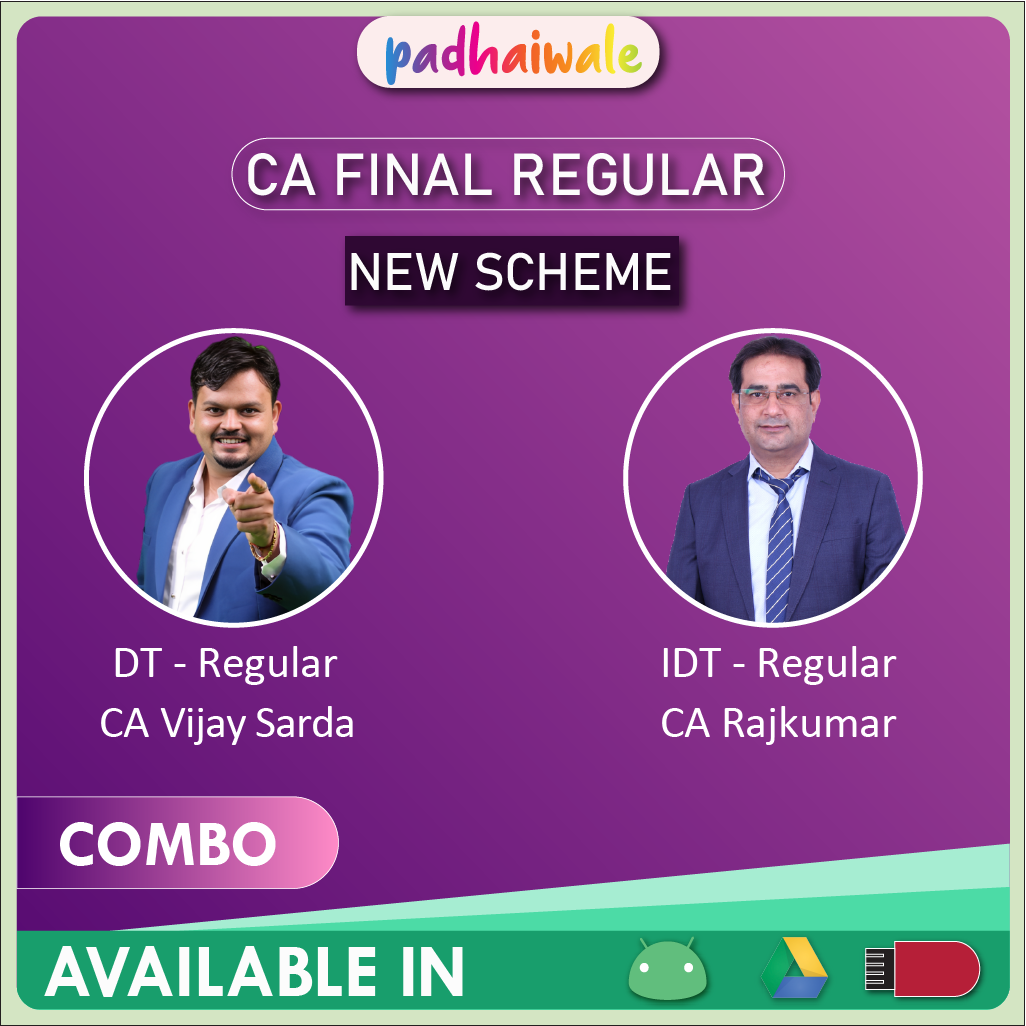 CA Final DT + IDT Combo New Scheme Vijay Sarda Rajkumar
