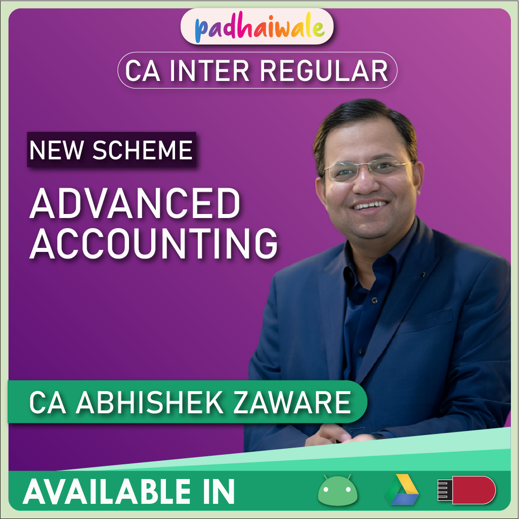 CA Inter Advanced Accounting New Scheme Abhishek Zaware      
